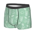 thumbnail image 5 of Goofa Tropical Pineapple Printed Men's Boxer Briefs Underwear, Moisture-Wicking Underwear, Trunk,Soft and Breathable Cotton Underwear-Small, 5 of 9