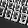 thumbnail image 3 of HAMPPLIES 25Pcs Aluminum Corner Bracket for 2020 Aluminum Extrusion Rigid 90 Degree Connection, 3 of 6