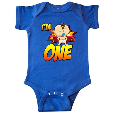 

Inktastic I m One Superhero Gift Baby Boy Bodysuit