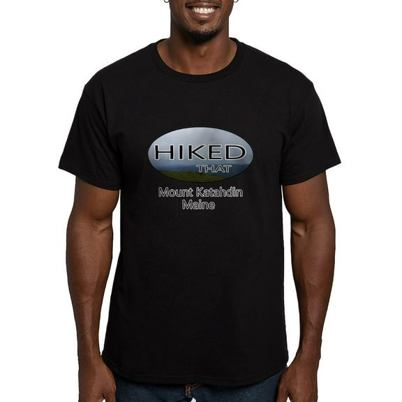 CafePress - Hiking Mount Katahdin T Shirt - Men's Fitted T-Shirt