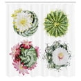 thumbnail image 3 of Ambesonne Vintage Shower Curtain, Mexican Retro Funky Cactus, 69"Wx84"L, Multicolor, 3 of 5