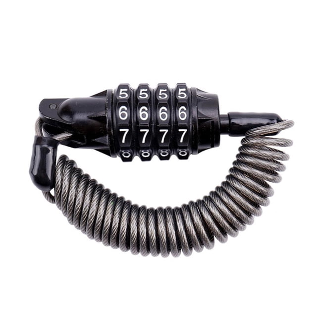 Soidarity Candado para bicicleta, candado de cable multifunción para bicicleta, candado antirrobo con contraseña, candado para equipaje de bicicleta, Ciclismo Soidarity OD005290-00