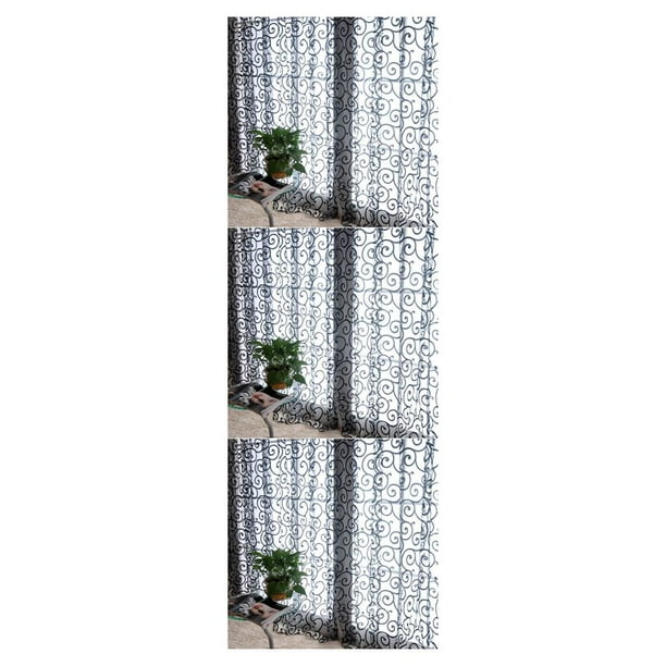 Toystoory Nuevo tul gasa puerta bufanda cenefas cortina transparente ventana cortinas Type3 NO3 Toystoory CBP009871