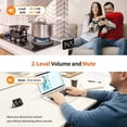 thumbnail image 4 of VOCOO Magnetic Kitchen Timer for Cooking with Count Up Countdown, Digital Timer Battery Powered with Large Display, 2 Brightness and Volume Levels for Classroom, Teacher, Kids, 4 of 6