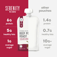 thumbnail image 5 of (12 pack) Serenity Kids Grass Fed Beef Pot Roast Stage 2 Baby Food Organic Veggies Herbs & Bone Broth, 3.5oz Pouch, 5 of 10