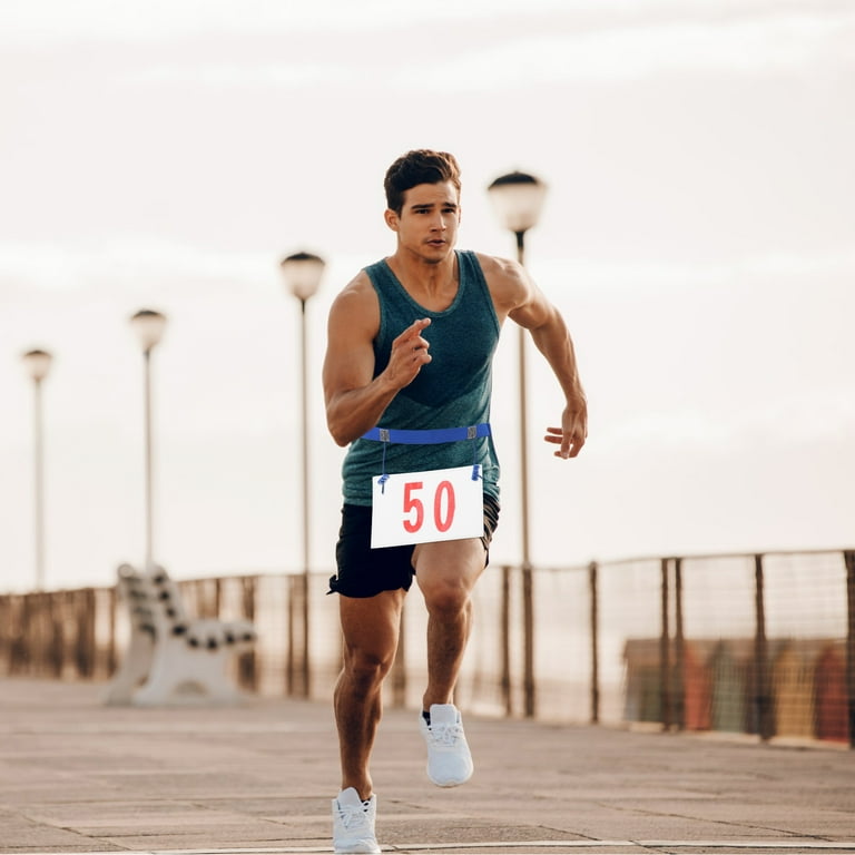 Triathlon race top number belt