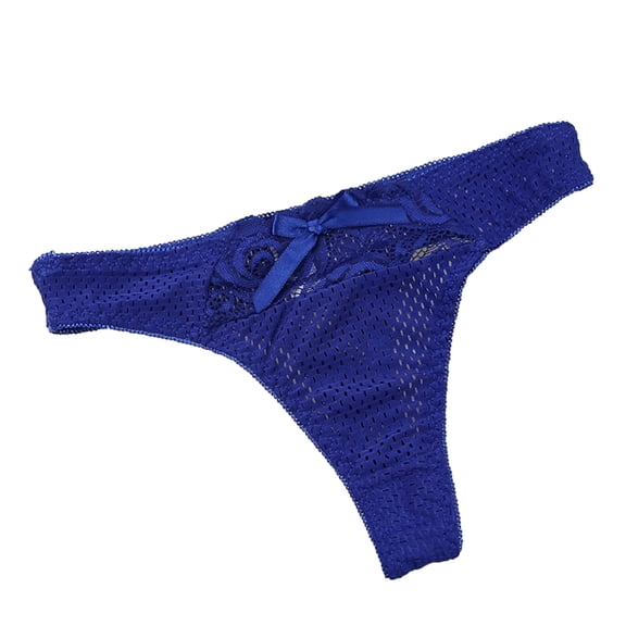 Ruimatai Women's Lace Thong Underwear Mid Waist Seamless Sexy Comfortable Hip Lifting No Show Panties for Plus Size Hot Soft Stretchy
