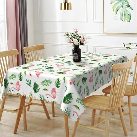

Uorbeay 60x102inches Tropical Plant Flower Table Cloth Vintage Sage Green Gold Palm Leaves Floral Tablecloth Waterproof and Wrinkle Free Table Cover for Dining Room Kitchen Indoor Outdoor Party Decors