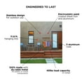 thumbnail image 4 of Step Up Products  27.5 in. Retractable Metal Wall Mount Clothes Drying Rack; Wood Look, 4 of 4