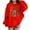 Red, variant on Lorytime Christmas Girls Hoodies with Bows Boys Sweatshirt Long Sleeve Pullover Drop Shoulder Soft Tops Black 11 Years
