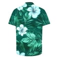 thumbnail image 4 of QATAINLAV Hawaiian Shirts for Men Summer Short Sleeve Tops Casual Turndown Collar Tropical Floral Graphic Tees Big and Tall Button Down Shirt Multicolor XXXL Clearance Sale, 4 of 6