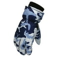 thumbnail image 5 of Qudderr Kids Padded Gloves Winter Warm Snow Gloves Boys Girls Cycling Windproof Sports Gloves for Cold Weather 4-12 Years Old, 5 of 8