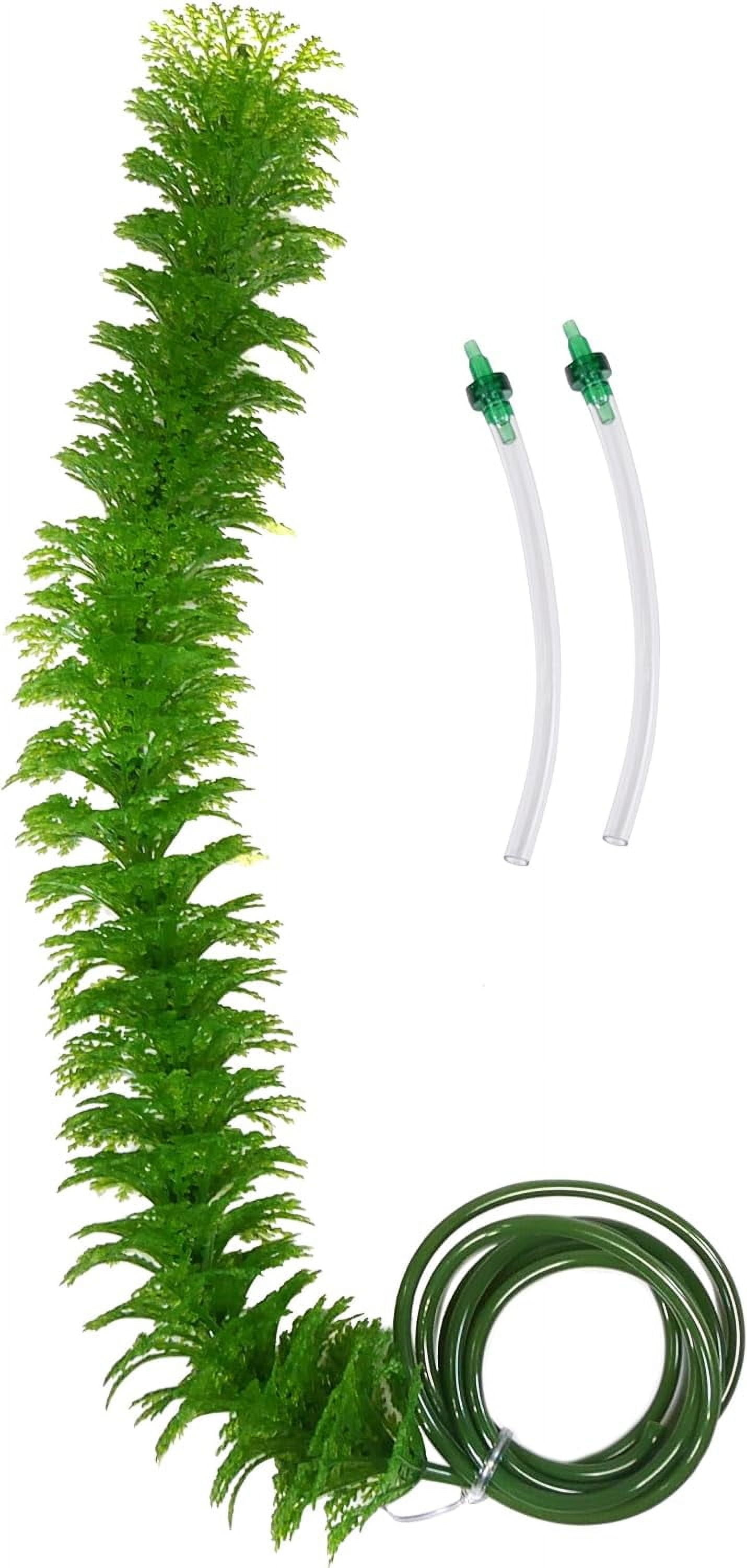 (3 pack) Penn-Plax Decorative Green Plastic Plants Surround Airline Tubing for Aquarium 60"Length - 1 Count