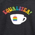 thumbnail image 3 of Instant Message - Equalitea - Women's French Terry Long Sleeve Pullover, 3 of 6