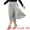 Silver, variant on Women's Plus Size Elastic High Waist Metallic Pleated Skirt 3X Black