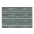 thumbnail image 1 of Ethnic Cutting Board, Black and White Geometric Ornament Hand Drawn Style Folk Native Peruvian Borders, Decorative Tempered Glass Cutting and Serving Board, Small Size, Black White, by Ambesonne, 1 of 1