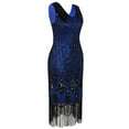 thumbnail image 5 of PrettyGuide Women 1920s Gatsby Cocktail Sequin Art Deco Flapper Dress, 5 of 7