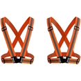 thumbnail image 1 of Gilet Réfléchissant 2 Pack avec Sangles Réglables Haute Visibilité pour Course, Jogging, Cyclisme, Randonnée, Multicolore, 1 of 4