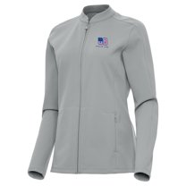 Women's Antigua Gray Dale Earnhardt Jr. Regard Full-Zip Jacket