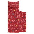 thumbnail image 2 of Red Christmas Candy Cane Pattern Toddler Nap Mats for Kids Preschool,50"x20" Sleeping Mat Bag or Kids,Toddler Sleeping Bag,Toddler Nap Mat or Daycare, 2 of 6