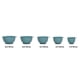 thumbnail image 4 of Juego clásico de 5 cuencos para mezclar KitchenAid Aqua Sky, 4 of 9