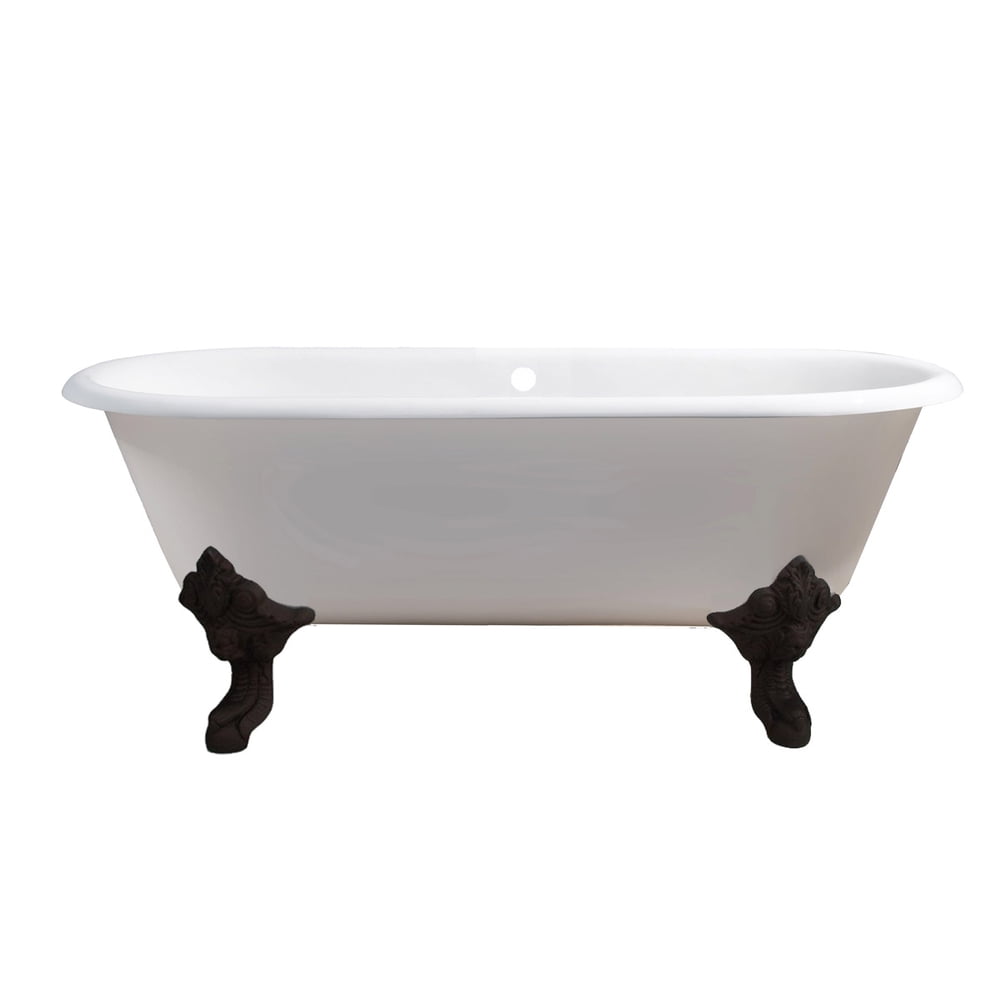Vintage Tub & Bath Napoleon 69 Inch Cast Iron Double Ended