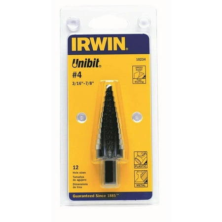 

UNIBIT 4 3/16 to 7/8 with 1/16 Steps