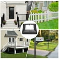 thumbnail image 6 of 12 Pack Post Base Cover, 7x6.75 (Internal Size 4x4) Split Style Post Skirt, Porch Column Wrap for Post Fence Deck Cable Railing Baluster Stair Rails, Black, 6 of 6