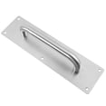 thumbnail image 1 of OUNONA 1 Ensemble Bouton de Porte d'Entrée Acier Inoxydable Argent Moderne Carré pour Hôtels, 1 of 7