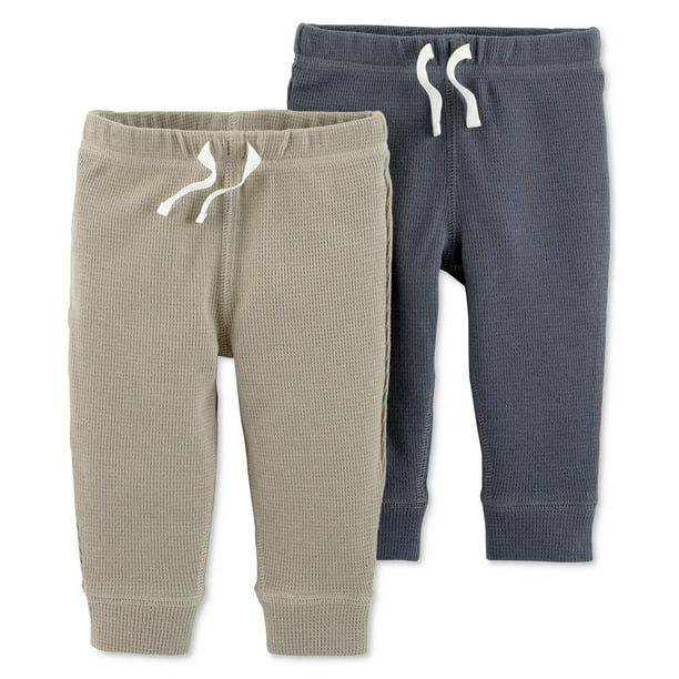 Carter's - Carter's Baby Boys 2-Pack Cotton Jogger Pants Size 6 Months ...