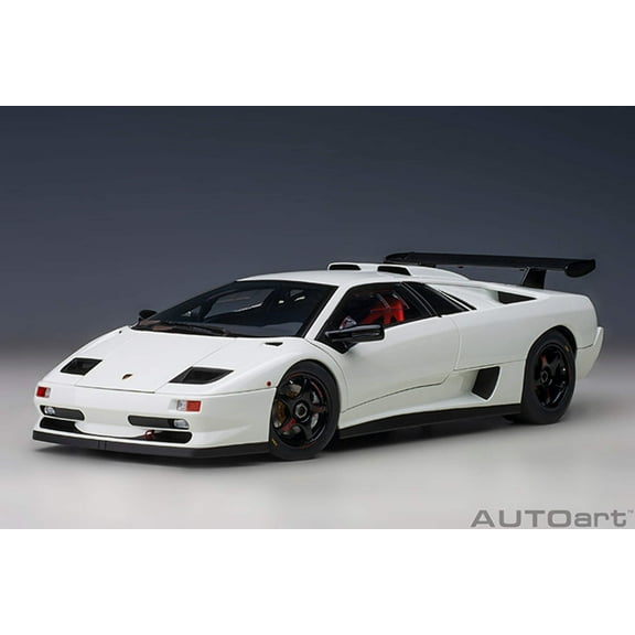 Lamborghini Diablo SV-R Impact White 1/18 Model Car by Autoart