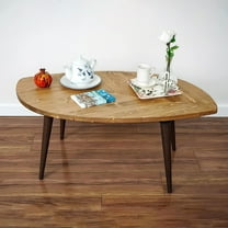 Ultimate Premium Products Spruce Leaf Shaped Center Table (L, W: 39 in X D: 22 in X H:15 in)