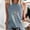 Gray, variant on QUNYINEY Crewneck Tank Tops Women Dandelion Muscle Casual Sleeveless Shirts Summer Loose Tank Tops