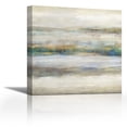 thumbnail image 1 of Linear Motion Aqua - Contemporary Fine Art Giclee on Canvas Gallery Wrap - wall d?cor - Art painting - 27 x 27 Inch - Ready to Hang, 1 of 2