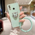thumbnail image 1 of 3D Butterfly Ring Phone Holder Plating Case for Huawei P60 P50 P40 P30 P20 Lite Pro Silicone Cover LXY, 1 of 7