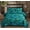 Summer Forest, variant on Tropical Green Palm Tree Leaf Print Bedspread Set - King Size Reversible Lightweight Quilts with Pillow Shams