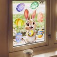 thumbnail image 5 of Easter Window Stickers,Cartoon Bunny Rabbit Window Clings,Double-Sided Happy Easter Window Sticker,Easter Bunny Decorations Decals Stickers for Glass Window ,Easter Eggs Window Decals for Spring, 5 of 5
