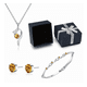 thumbnail image 3 of Conjunto de Joyas collar aretes Pulsera color Plata Malubero Malu1688, 3 of 3