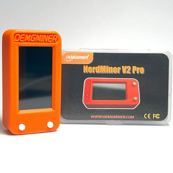 NerdMiner V2 Pro 78KH/s T-Display S3 Bitcoin Solo Lottery Miner Win 3.125 BTC with Low Power Consumption - WiFi Connection, and USB-C Power