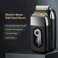 thumbnail image 4 of QualitChoice Rasoir pour Chauve pour Rasage de Précision et Coiffage Mini Rasoir Électrique Machine à Raser Visage Tondeuse Or, 4 of 6