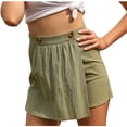 thumbnail image 2 of LOVZFMLL Nouveau Pantalon pour Femmes Design Décontracté Sport Jupe Grand Vert Armée m, 2 of 7
