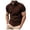 A-Coffee391, variant on Bibifish Mens Polo Shirts Side Sleeve Pocket Detail Shirts Point Collar Button Front Simple Casual Tops
