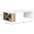 thumbnail image 5 of SAFAVIEH Carlton Modern Scandinavian Side Storage Lacquer Coffee Table, White, 5 of 10