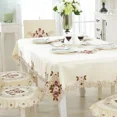 thumbnail image 2 of Table Cloth Table Cover Lace European Garden Elegant Embroidered Dining TableCloth Flower Peony Chair Cover Wedding Dust Cover, 2 of 5