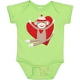 thumbnail image 3 of Inktastic Hug Sock Monkey Boys or Girls Baby Bodysuit, 3 of 5