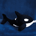 thumbnail image 3 of Peluche De Orca Ballena Suave Pelucheria Xtellar Color Negro, 3 of 4