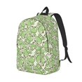 thumbnail image 2 of Yiaed Cute Frog Print Backpack, Premium Laptop Backpack, Travel Backpack for Women, Lightweight Backpacks, Comfortable Back Pack-Medium, 2 of 5