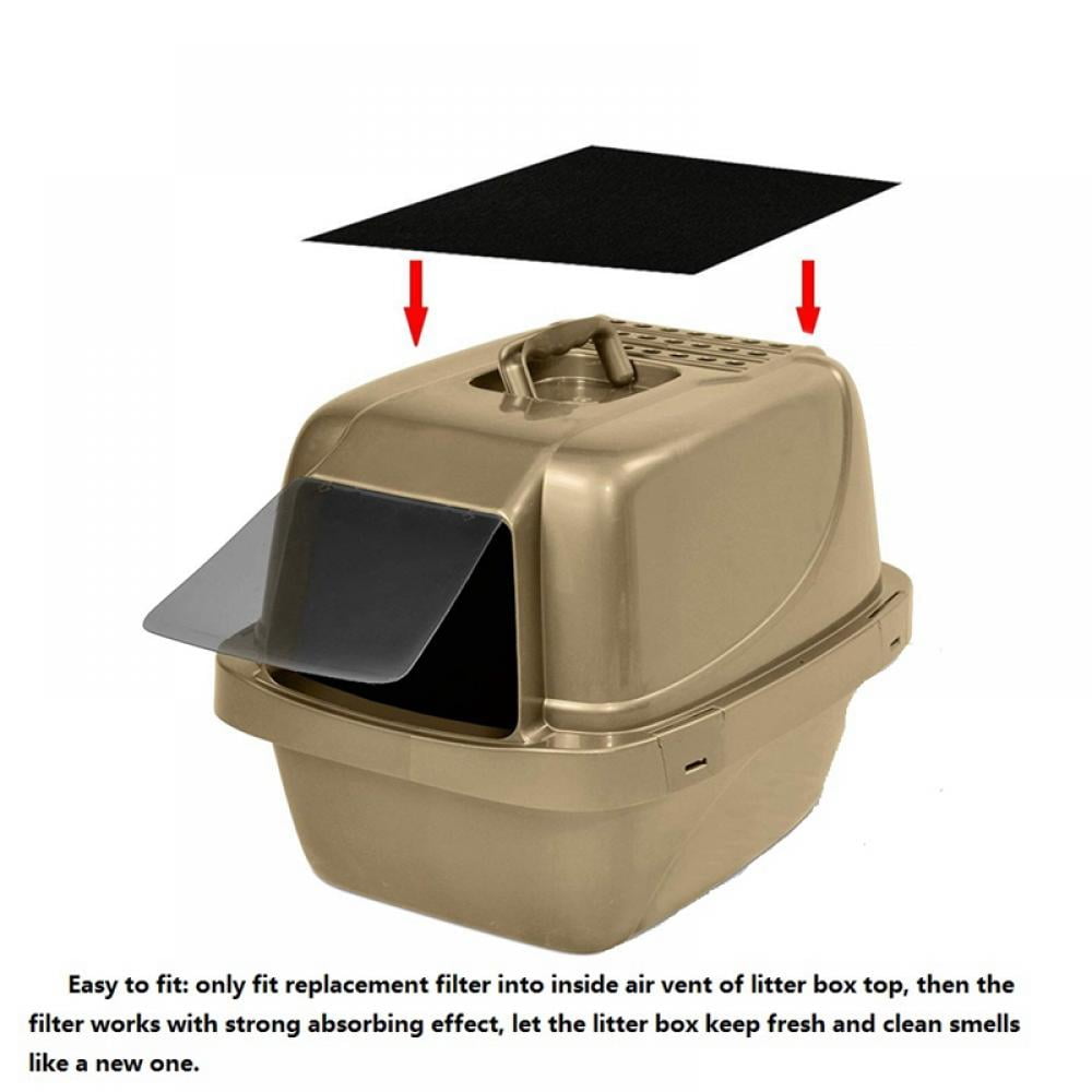 Litter box with charcoal filter hotsell