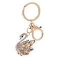 thumbnail image 1 of 1PC Lovely Swan Key Chain Rhinestone Car Bag Hanging Decorations Gift Pendant, 1 of 8