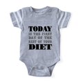 thumbnail image 1 of CafePress - Diet Resolution - Cute Infant Baby Football Bodysuit, 1 of 1